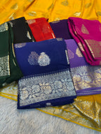 VISCOSE GOREGETTE SAREE
