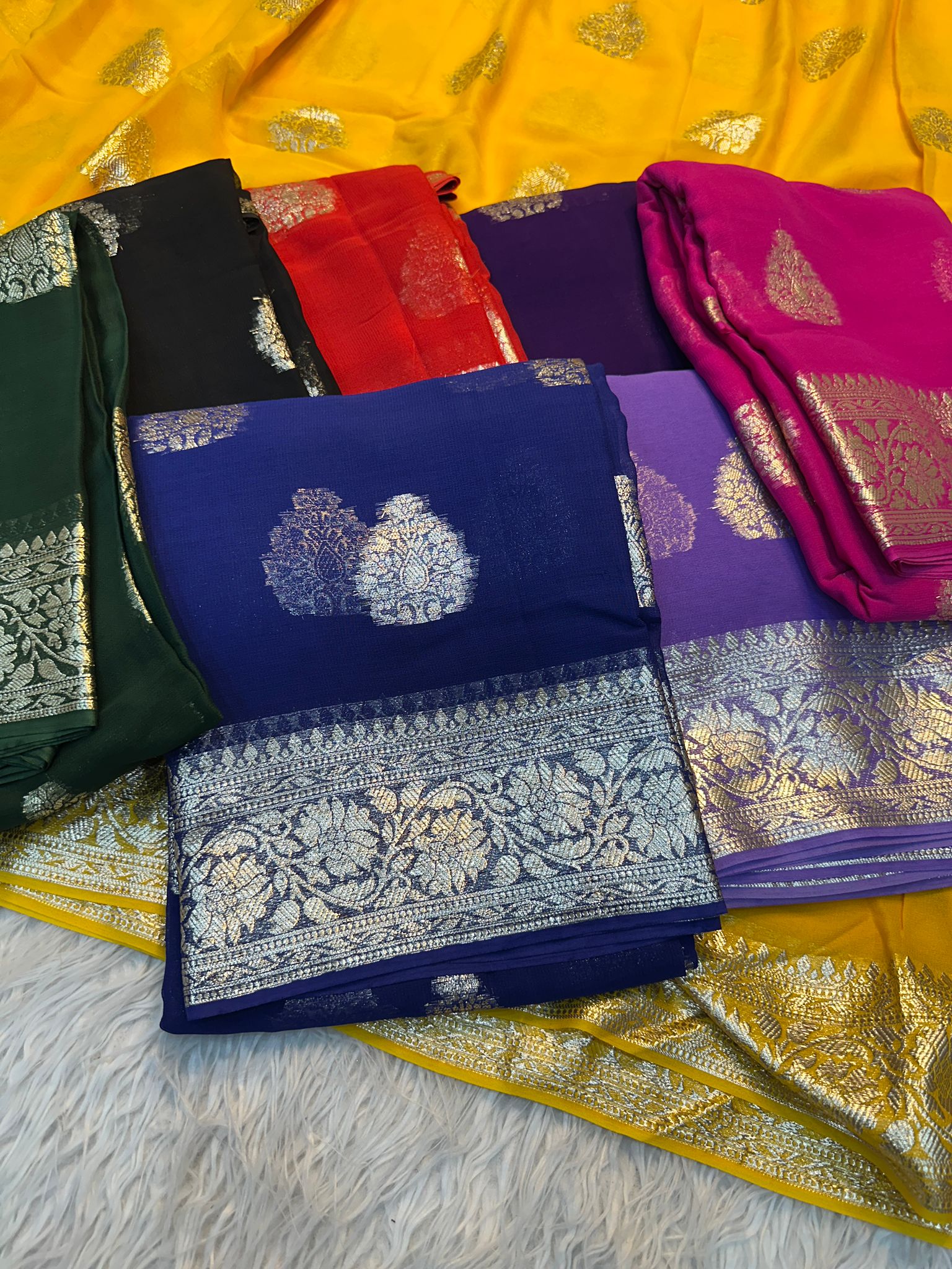 VISCOSE GOREGETTE SAREE