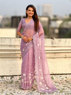 Pure Chanda Kora Silk Saree