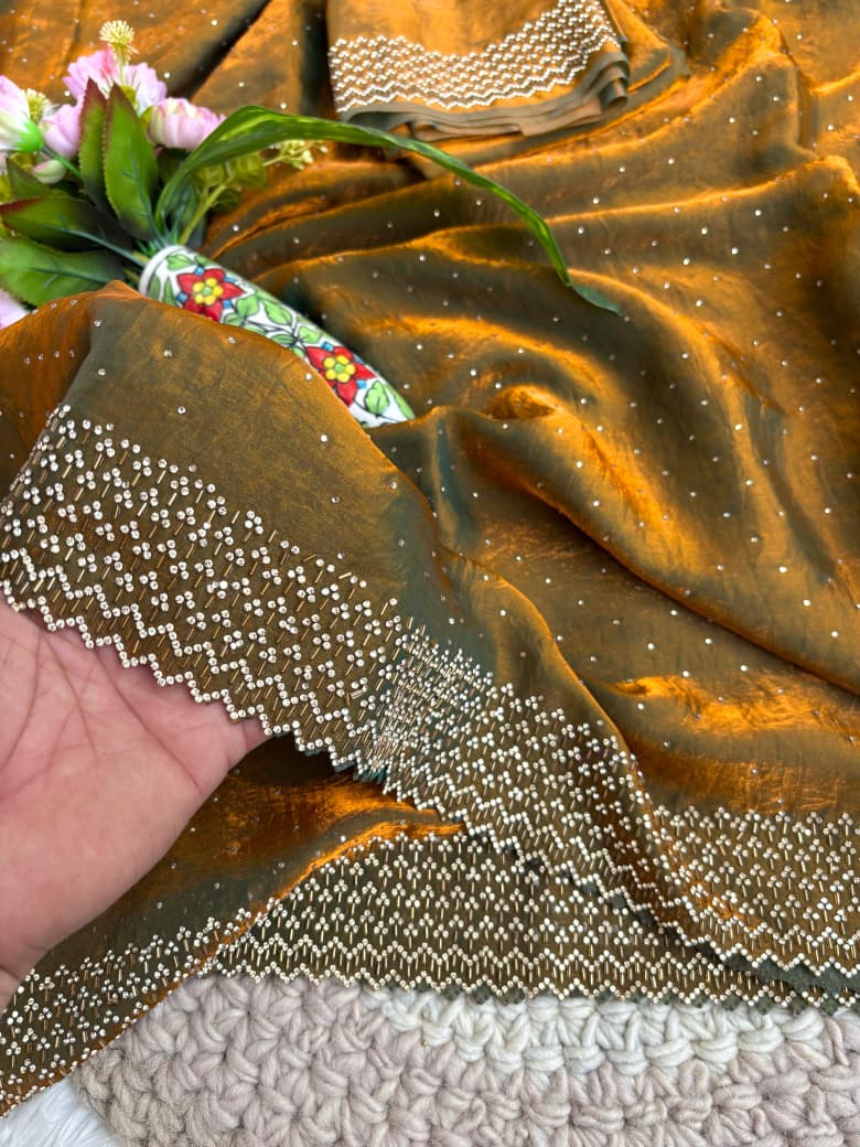 Very Soft 2 Ton Fendy Saree