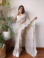 EMBORIDARY WORK SAREE