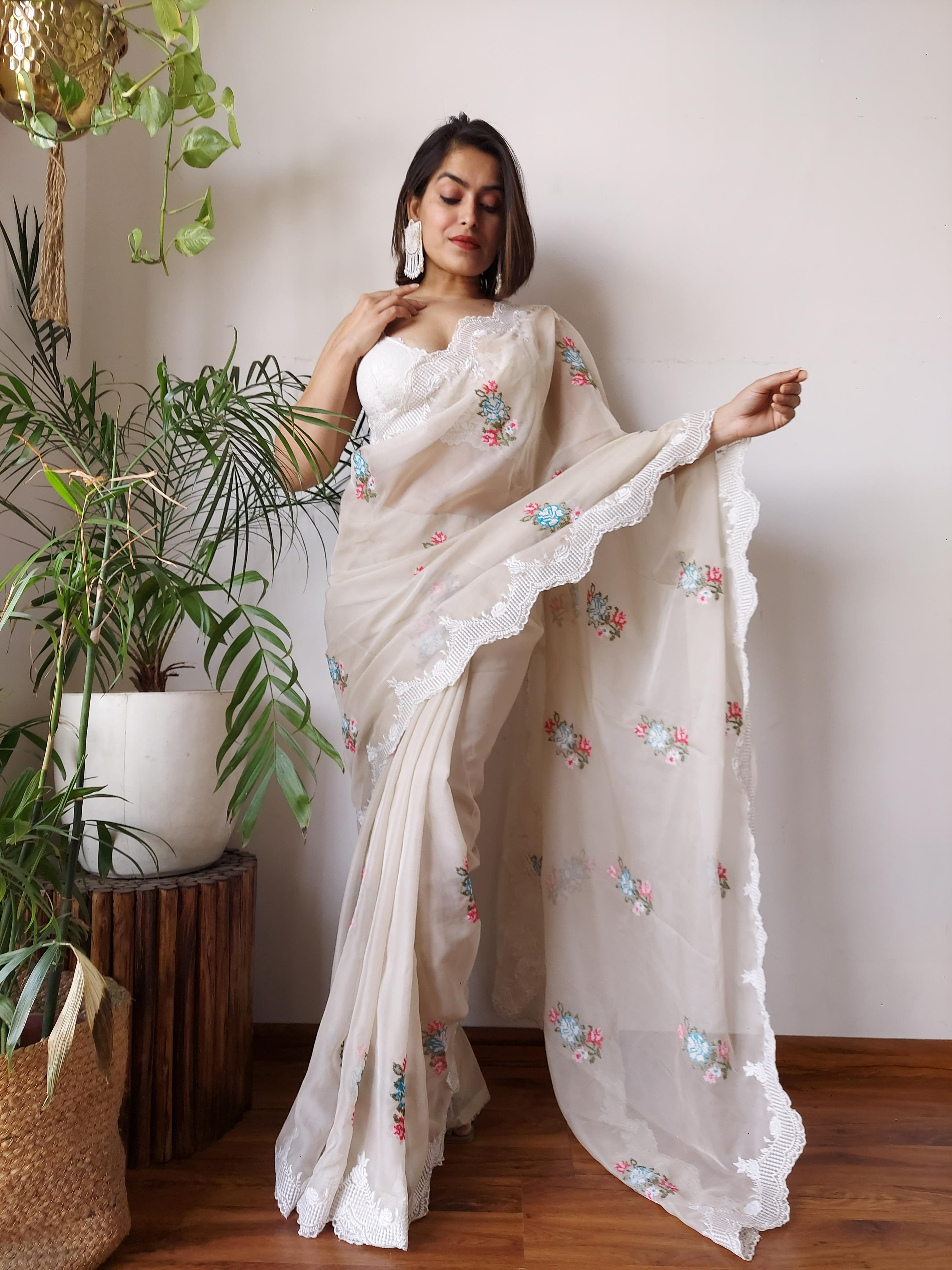 EMBORIDARY WORK SAREE