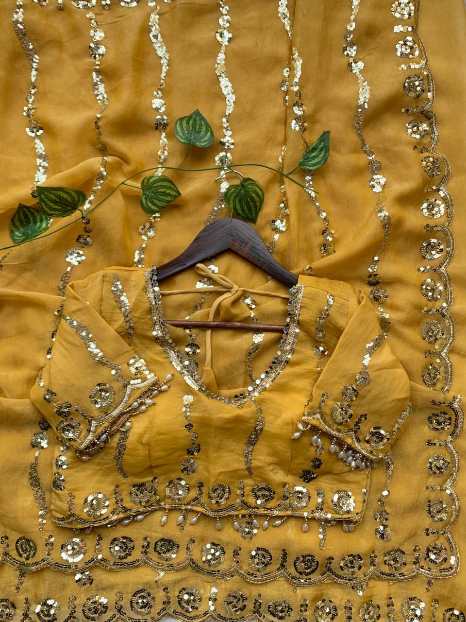 Supriya Sequence Laheriya Saree