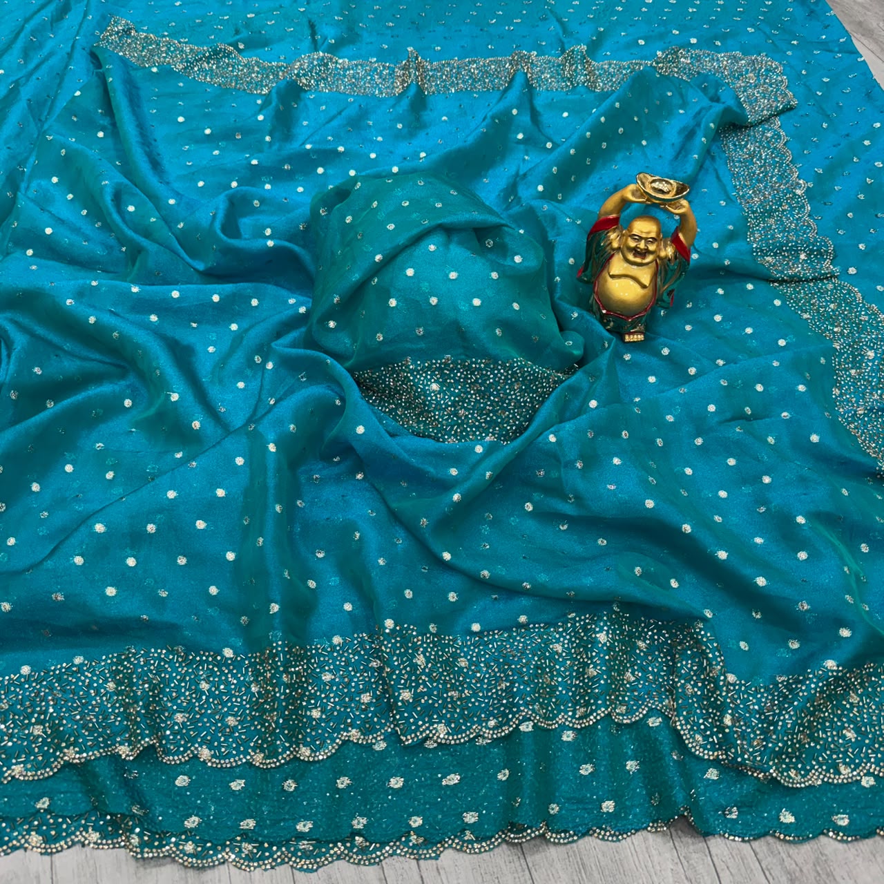Space Silk Butti Saree