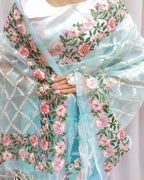 Semi Pure Organza Saree