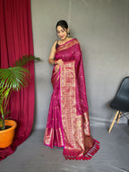SUPERB  WEAVING USED  HANDLOOM SAREES