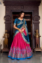 TASAR SILK LEHENGA CHOLI
