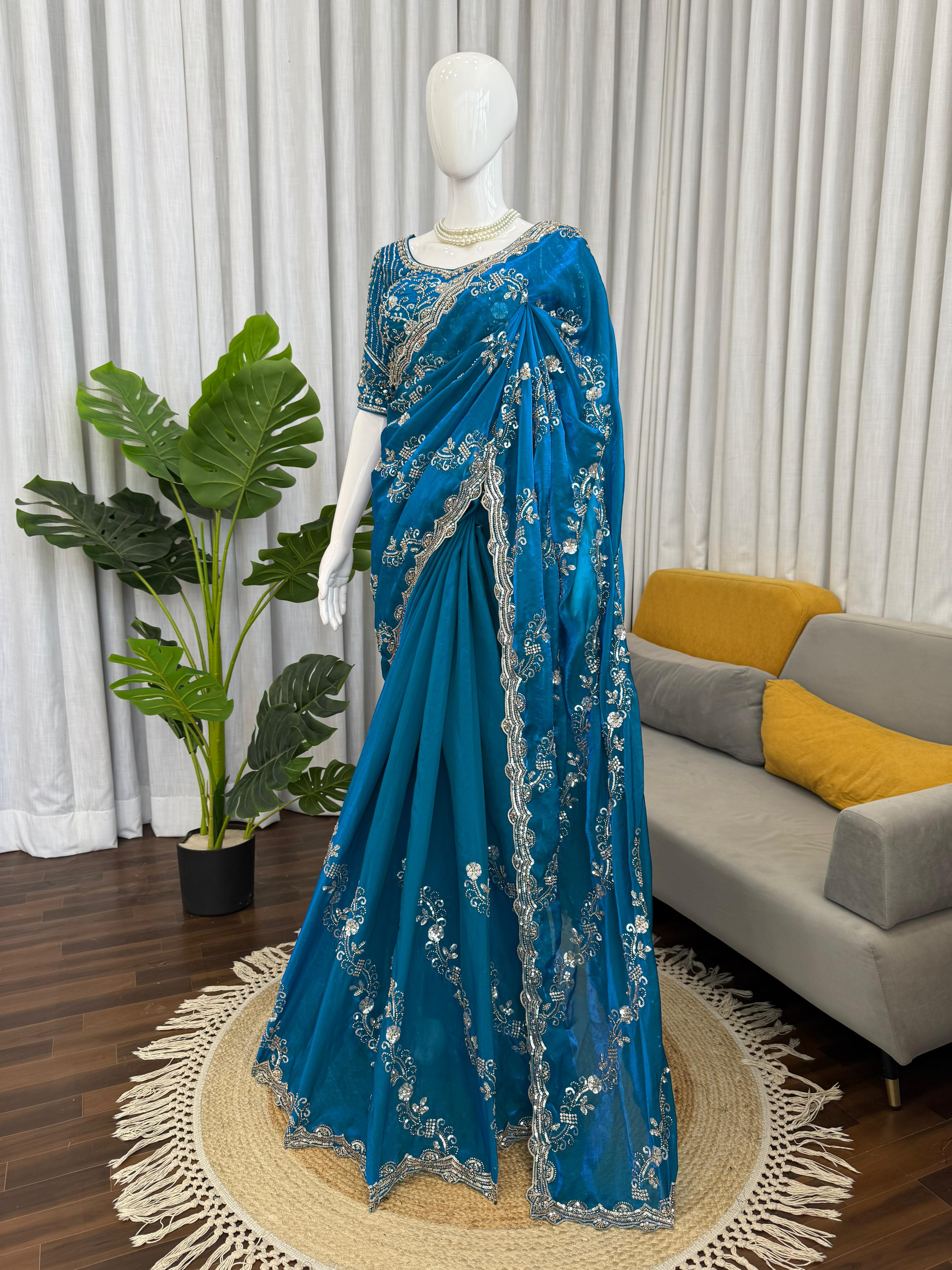 Wedding Perfect  Saree with Beds Elegance Redefined