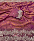 Multi Emrodairy Work Saree
