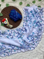 very soft nd elegant Rich look teby silk saree