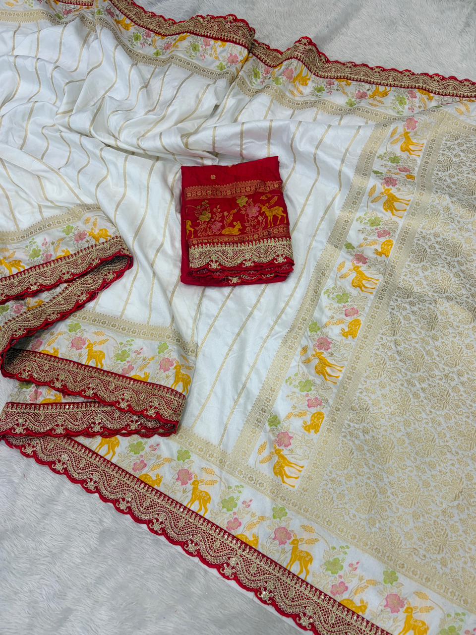 DURGA POOJA SPECIAL KHADI SAREE