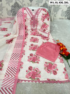Morgan Sequence Silk Digital Print Kurti