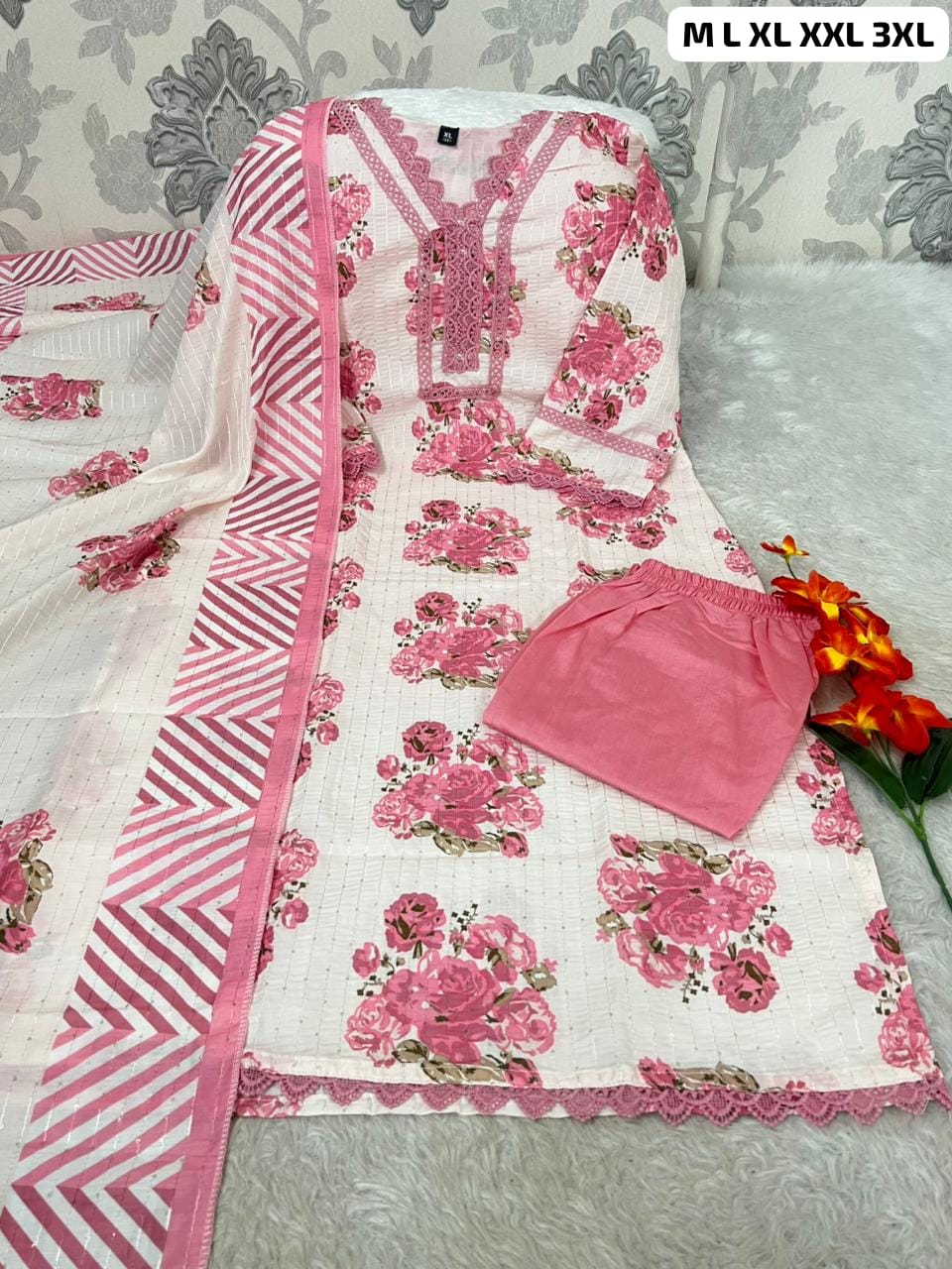Morgan Sequence Silk Digital Print Kurti