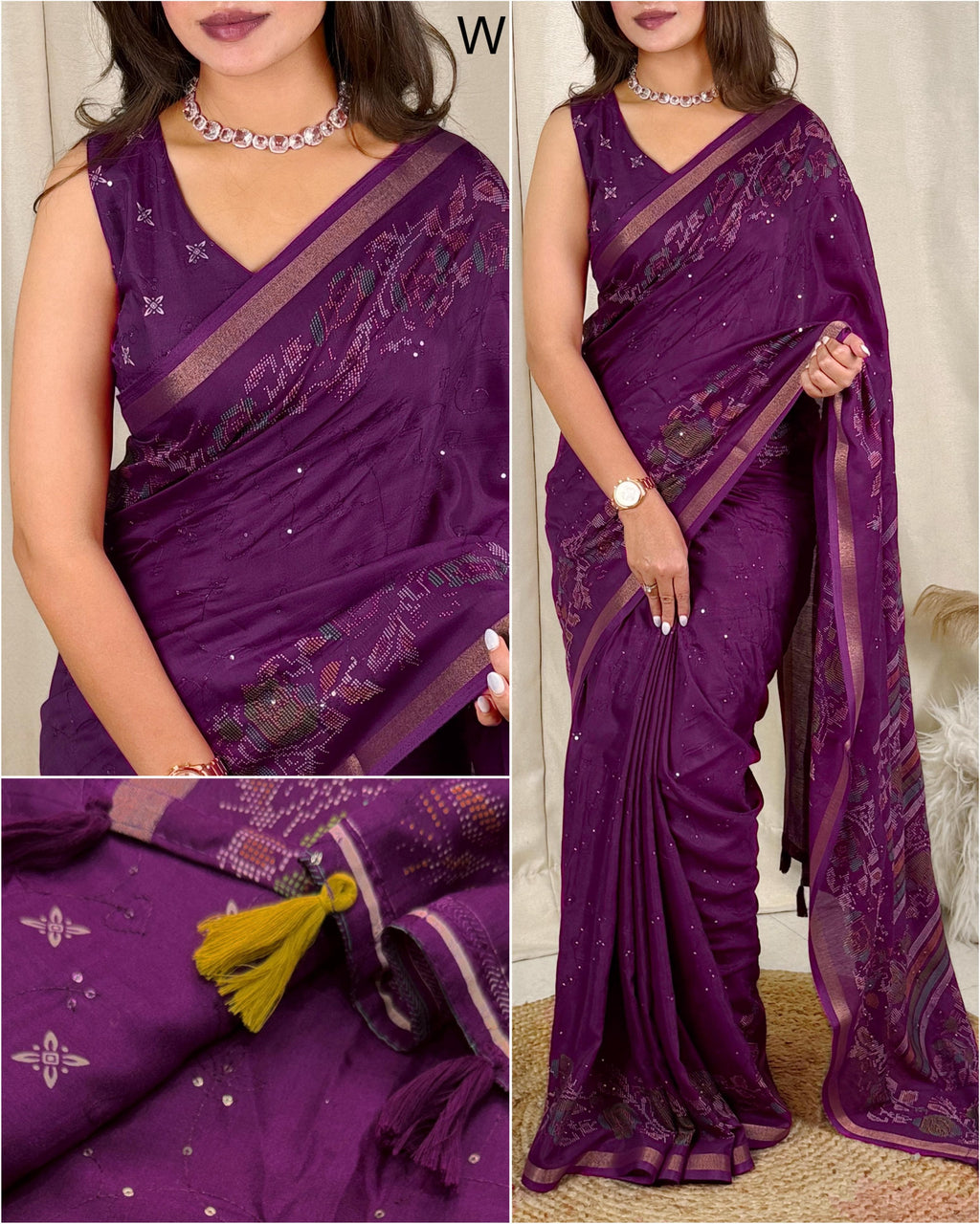 Daftari Mul Cotton Saree