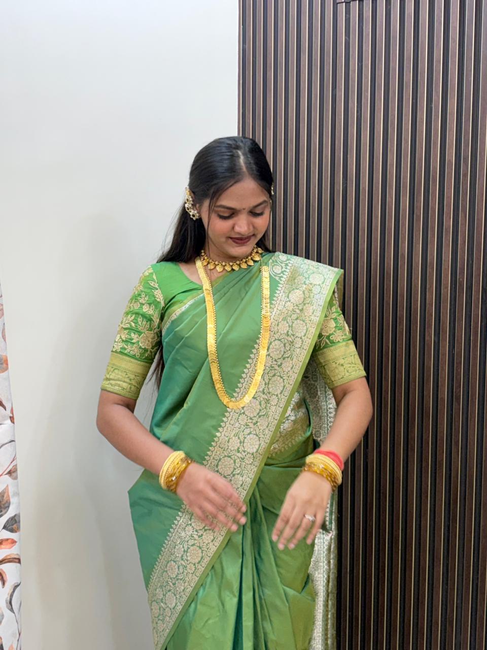 PURE BANARASI GALA SAREE