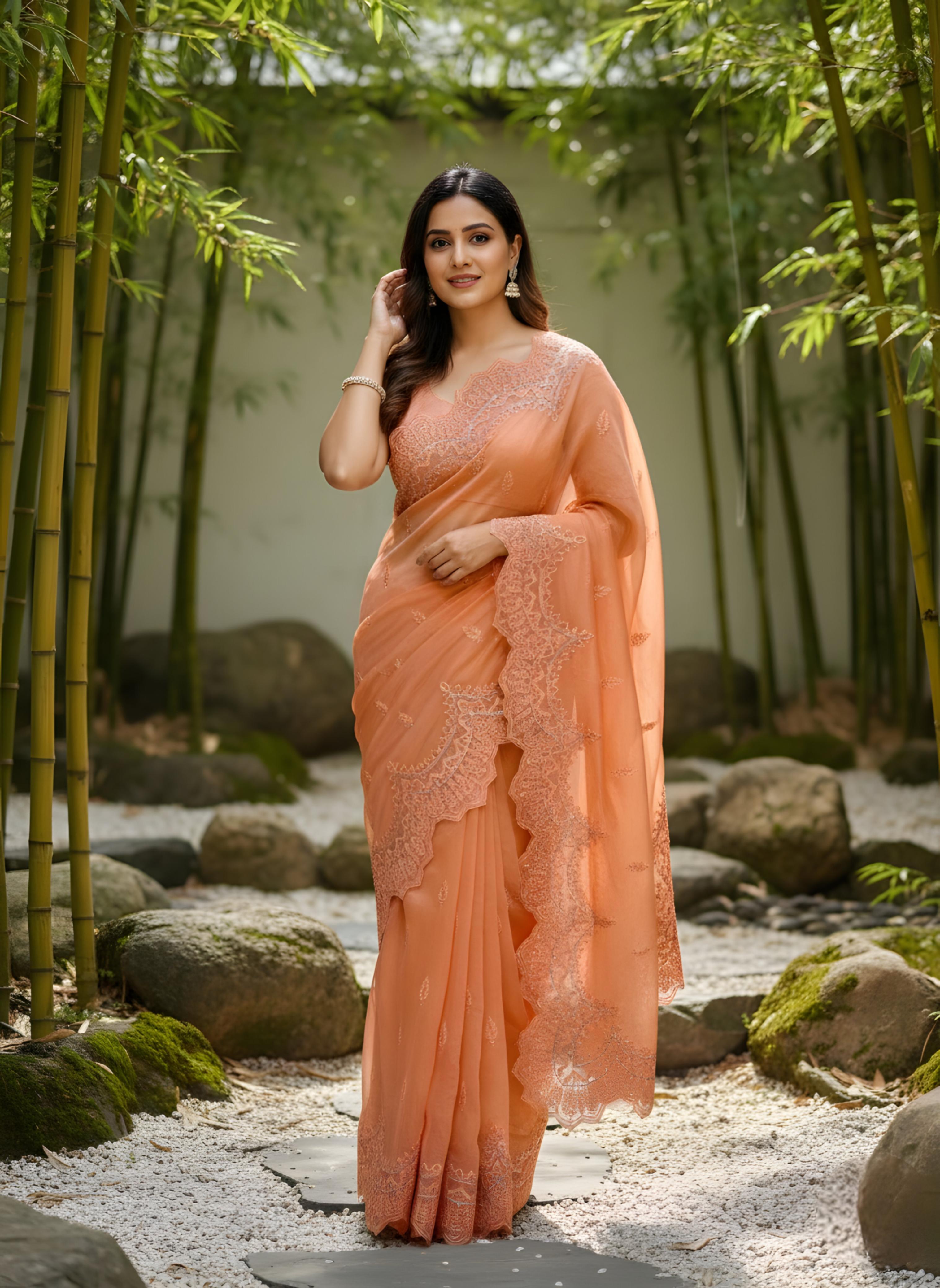 Chandani Premium Organza Saree