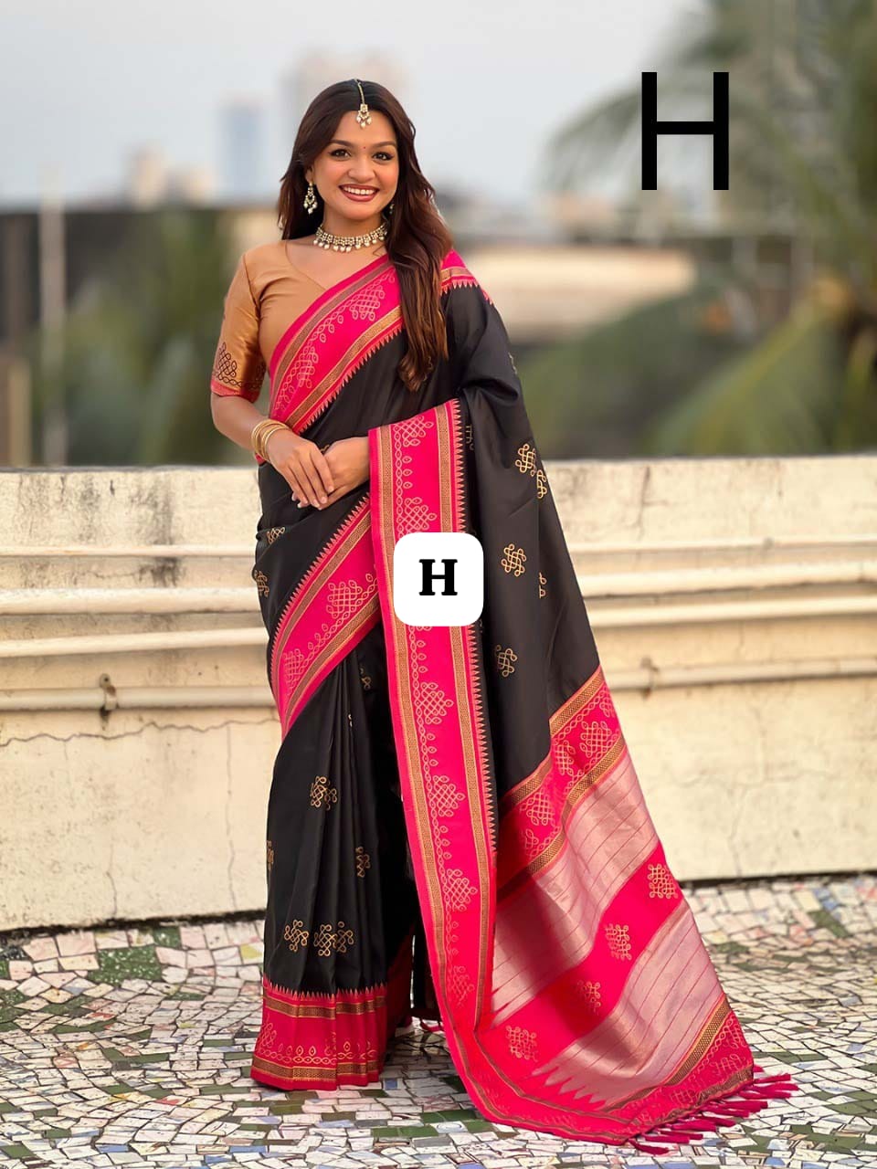 Special Makarsankranti Black Saree Collection