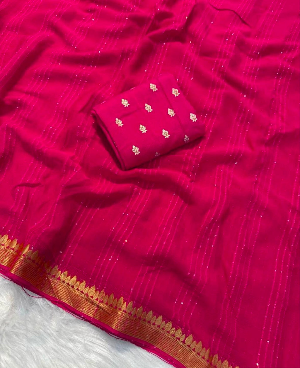 Viscose Georgette Saree