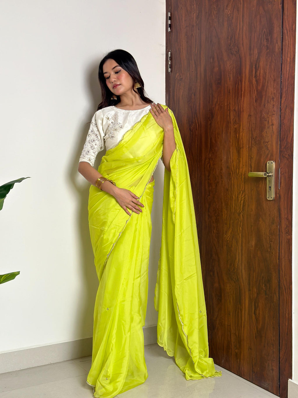SOFT ORGANZA TEBBY SAREE