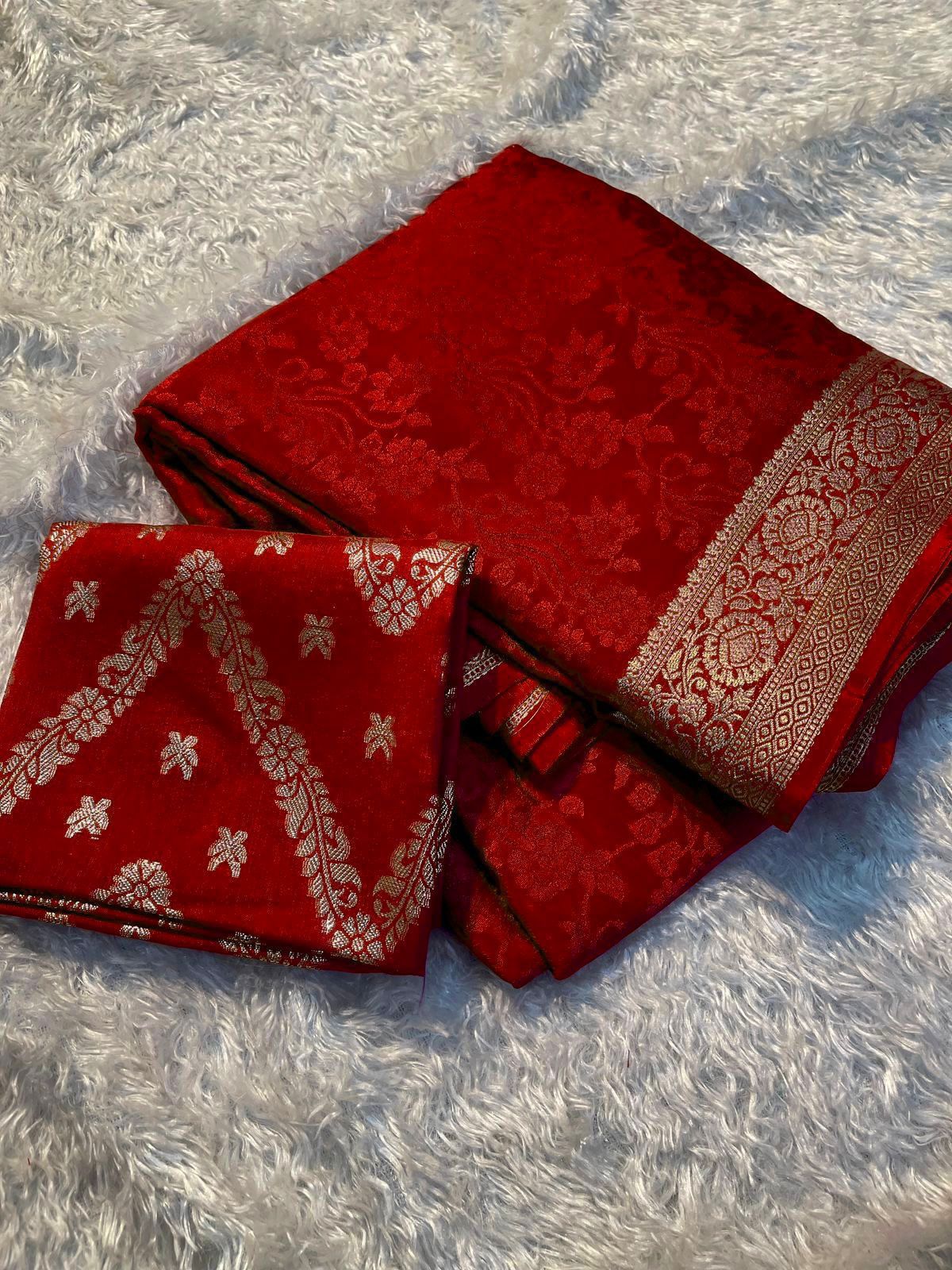 VISCOSE WEAVING PATTERN SAREE