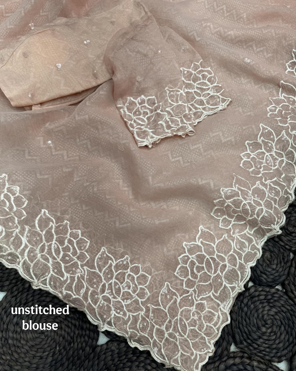 Shreya Glass Simmer Saree