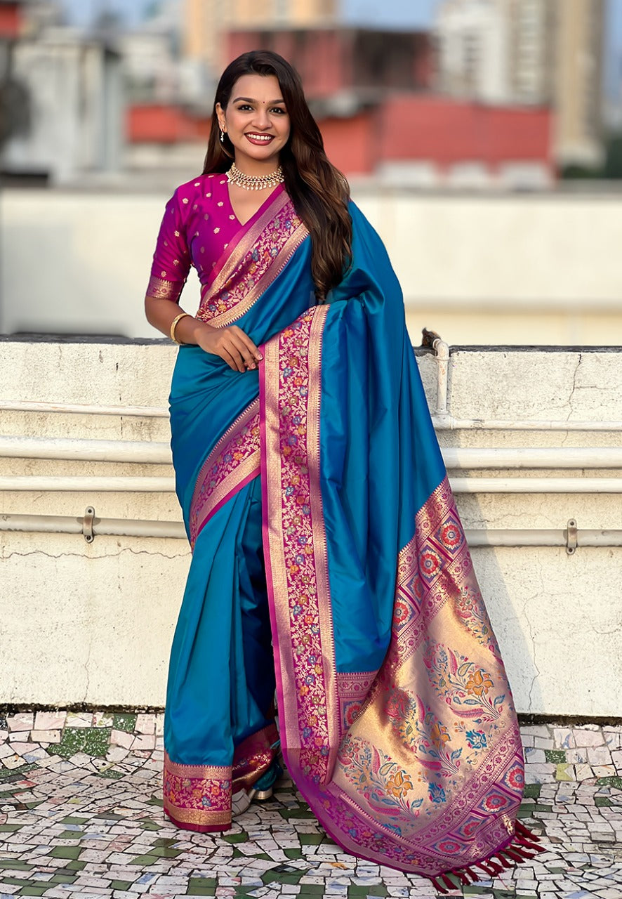 PREMIUM SOFT SILK PAITHANI SAREE