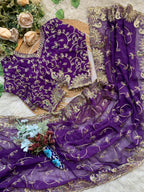 Very Soft nd Elegant Georgette Fabric Saree