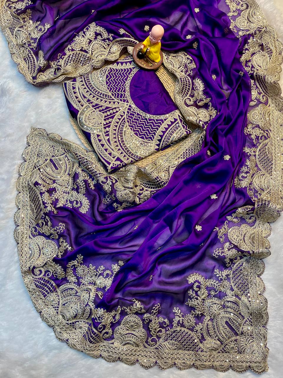 Heavy Soft Rangoli Silk Saree
