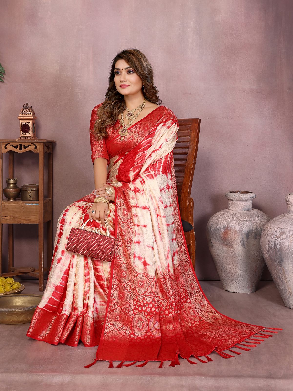 Pure Sibory With Soft Satin Silk Saree