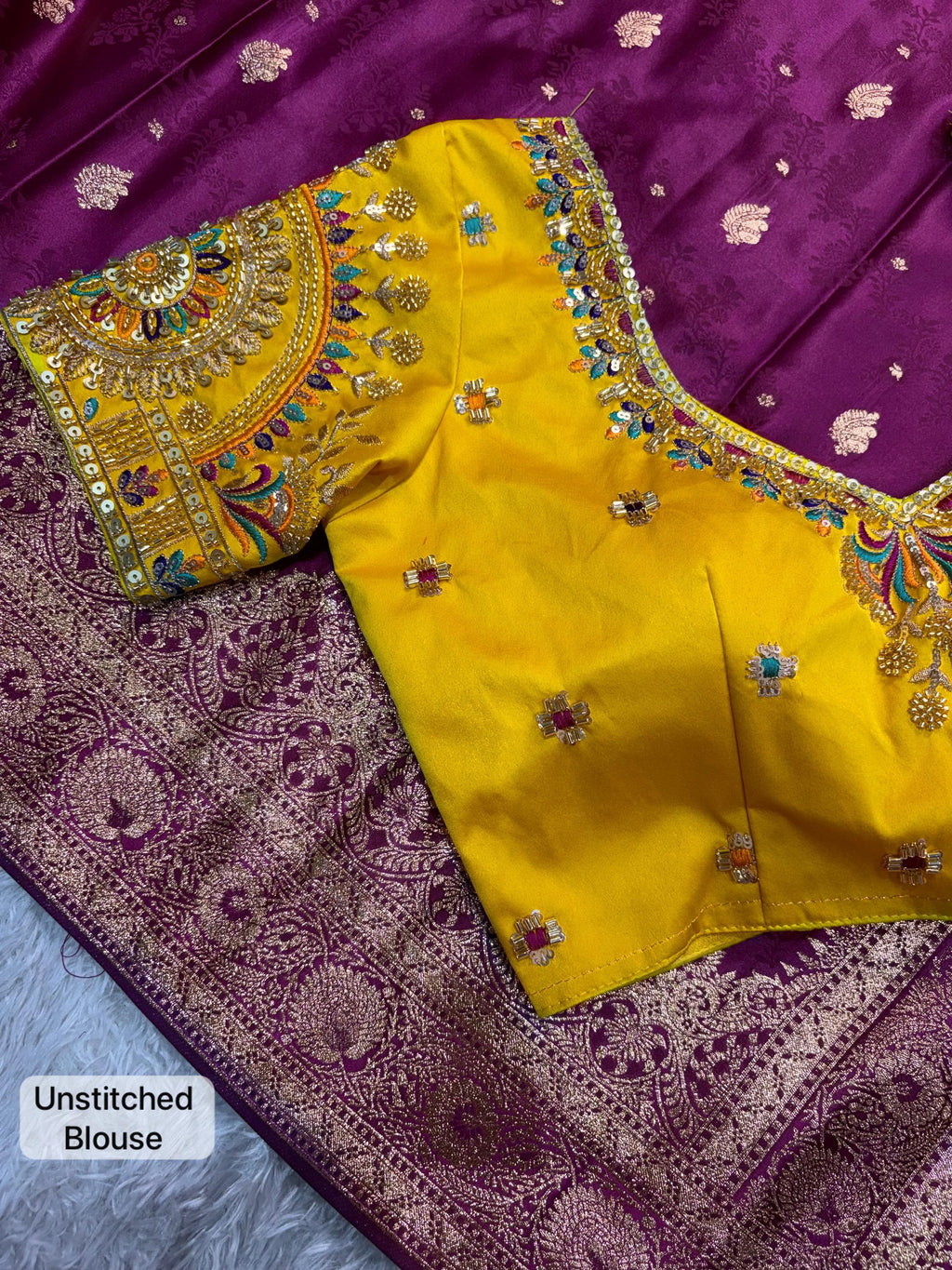 Banarasi Satin Silk Wedding Saree
