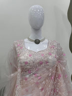 Soft Net Wedding Wardrobe Saree