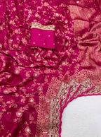 Charming Pure Khadi Saree