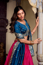 TASAR SILK LEHENGA CHOLI