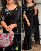 Treding Fendy Chiffon Saree