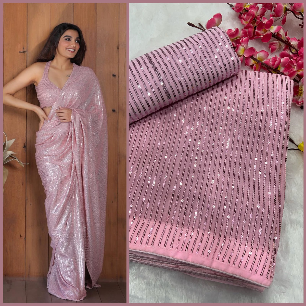 Bollywood BlockBuster 3M Sequence Saree