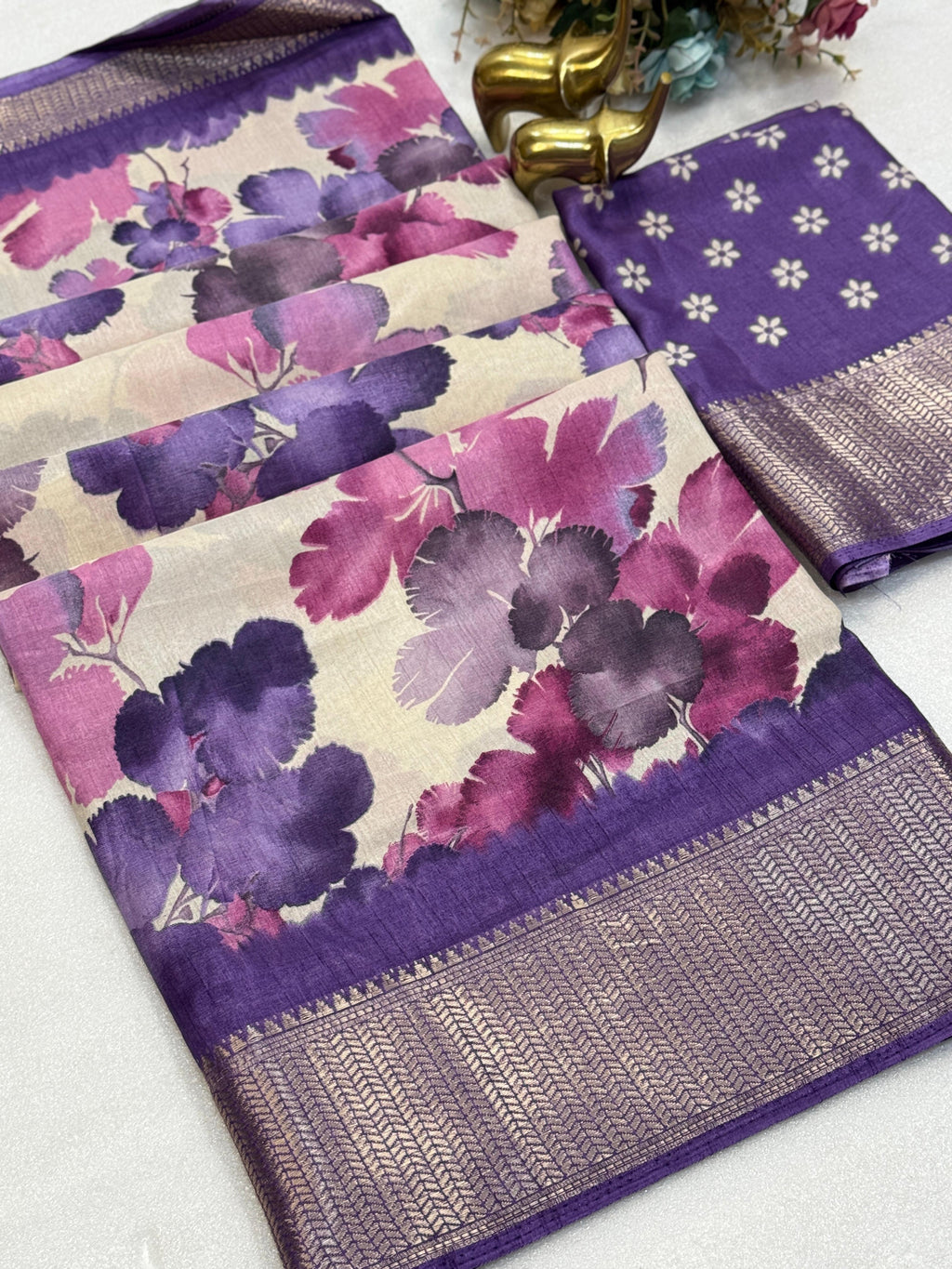 DOLA SILK FLORAL SAREE