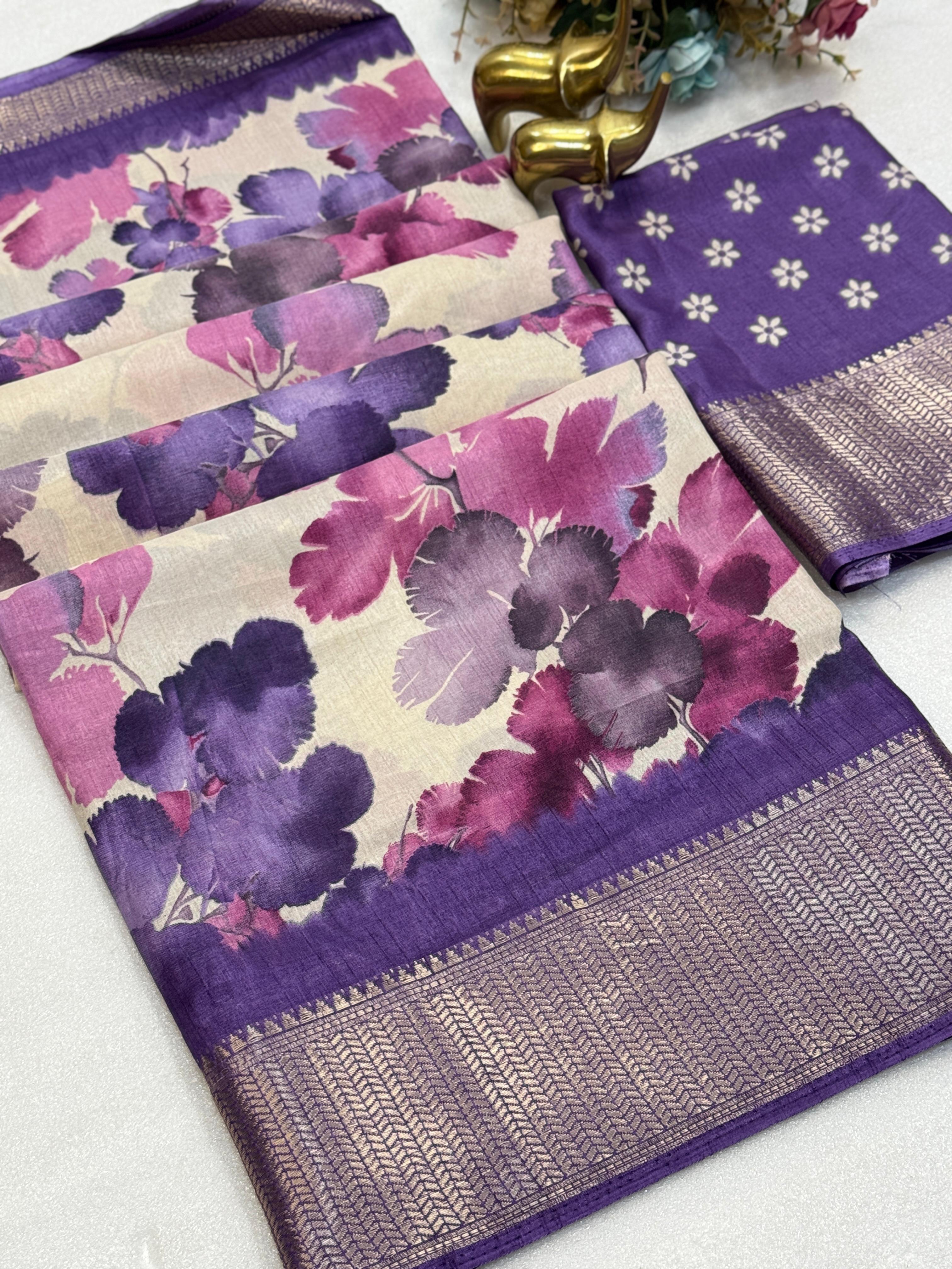 DOLA SILK FLORAL SAREE