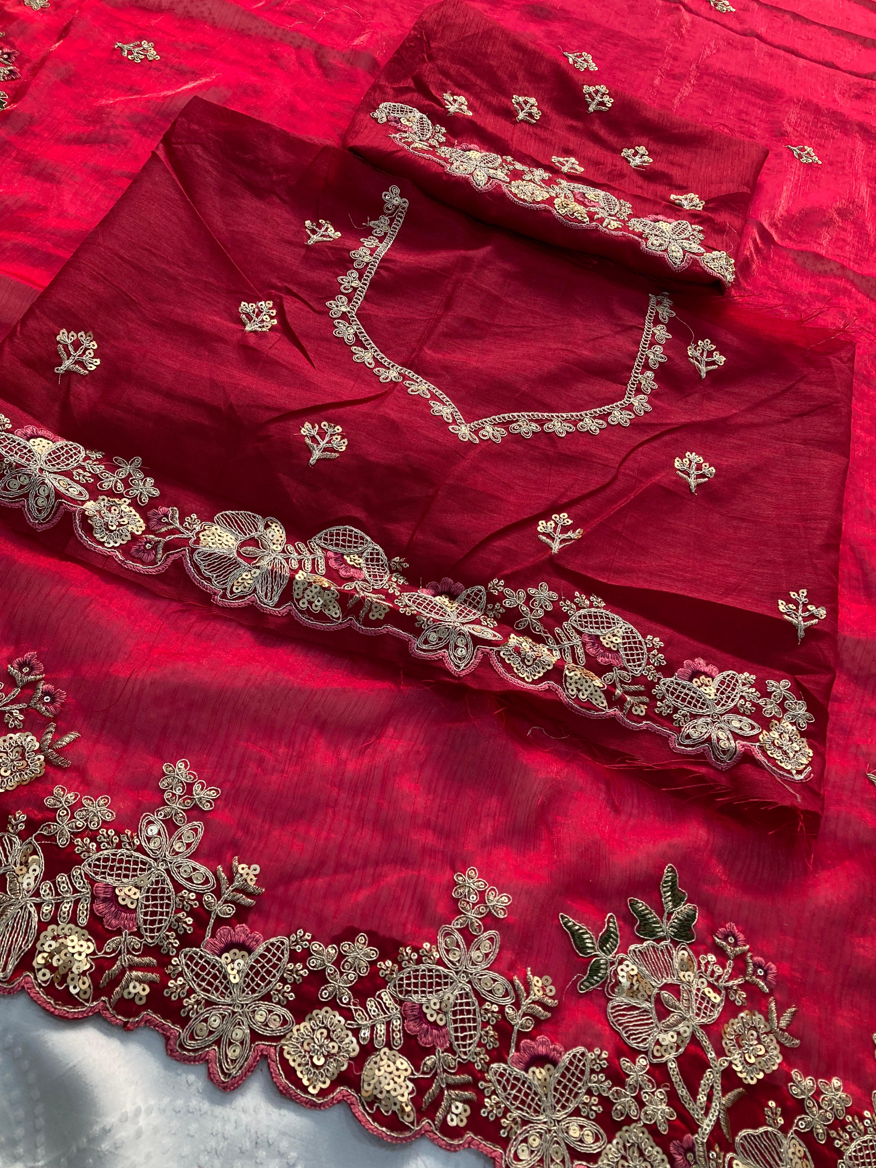 SOFT FENDY CHIFFON SAREE
