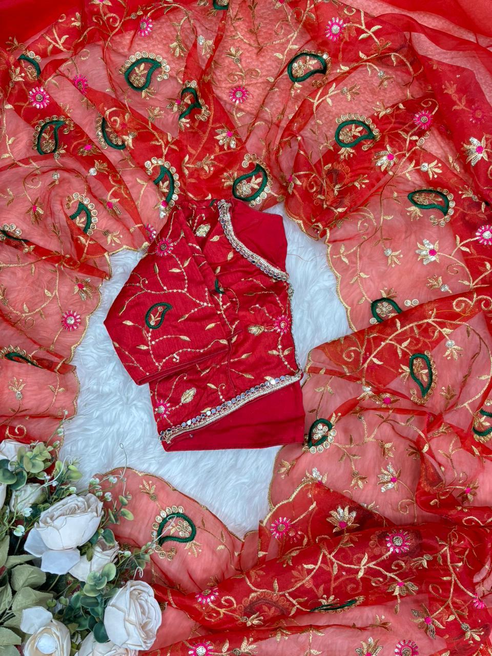 Akhi Soft Tissue Saree