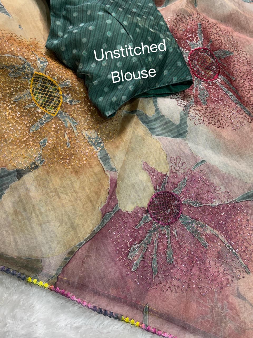 Digital Printed Pure Tissue Organza