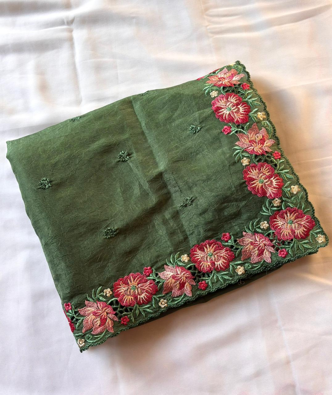 Wedding Seasons Pure Crush Saree