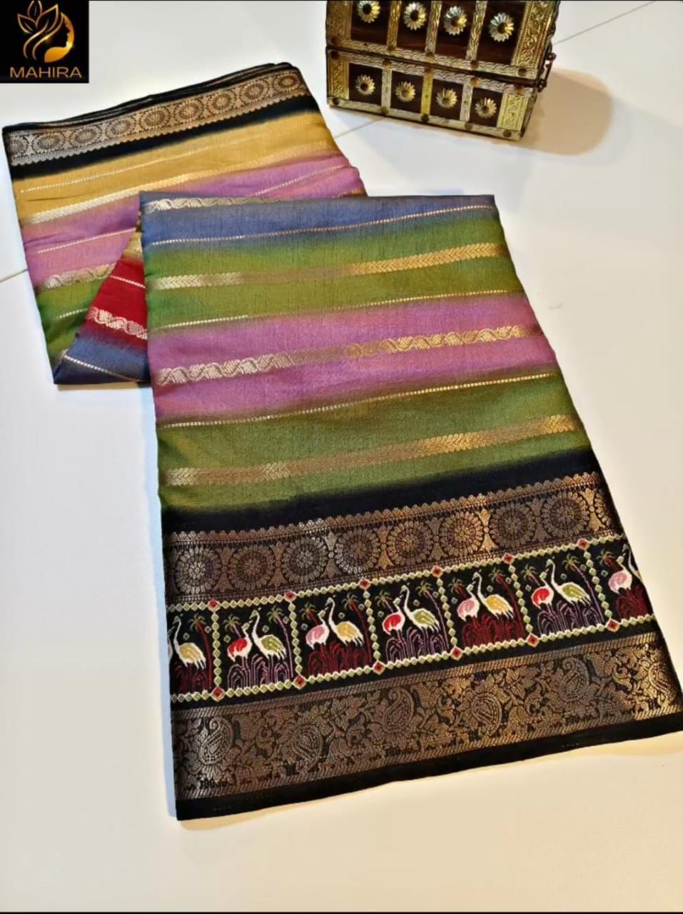 PREMIUM SPICE SILK SAREE