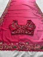 Soft Star Georgette Saree