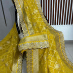 Pure Crepe Khadi Silk Pattu Saree