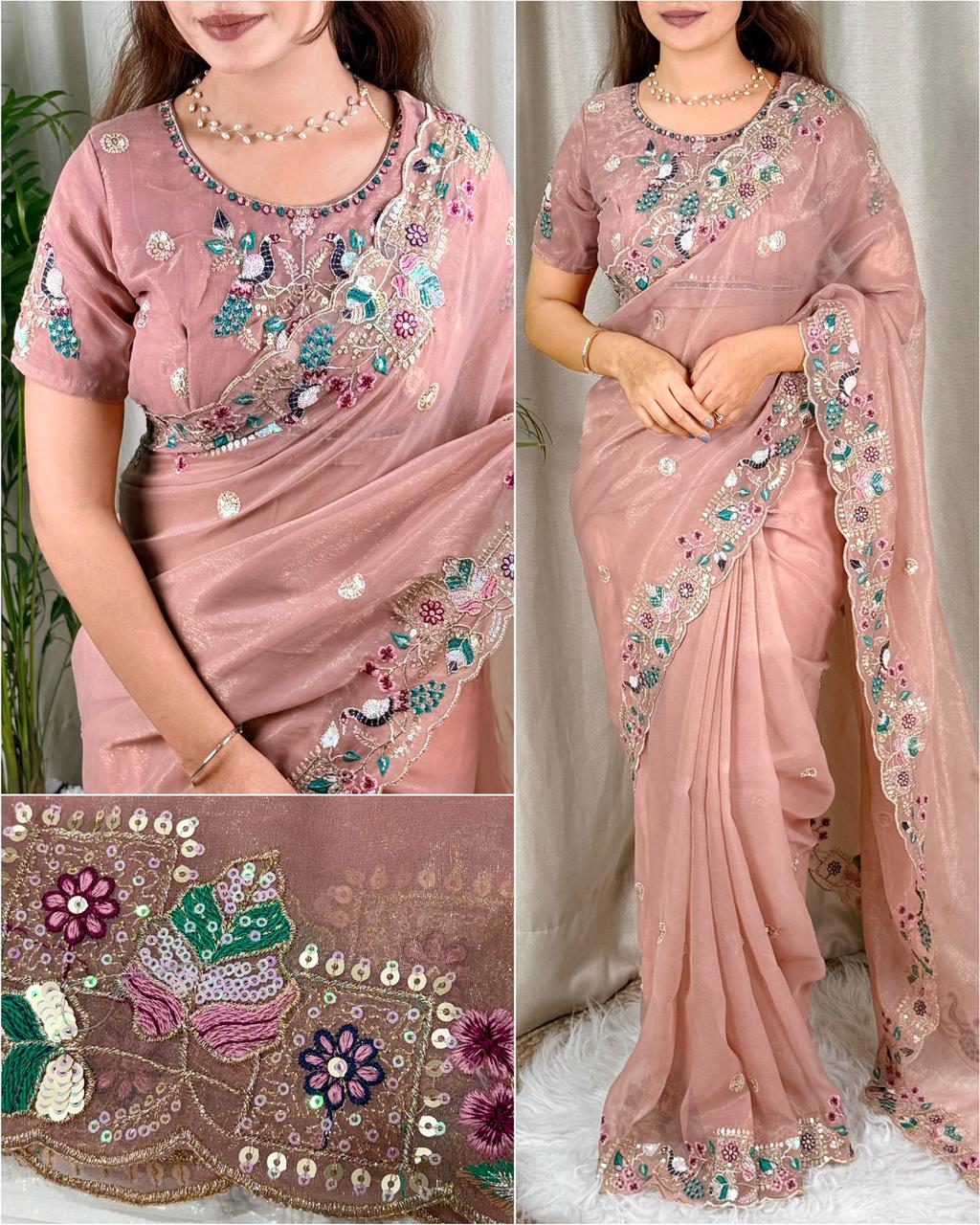Faguniya Nc Simmer Silk Saree