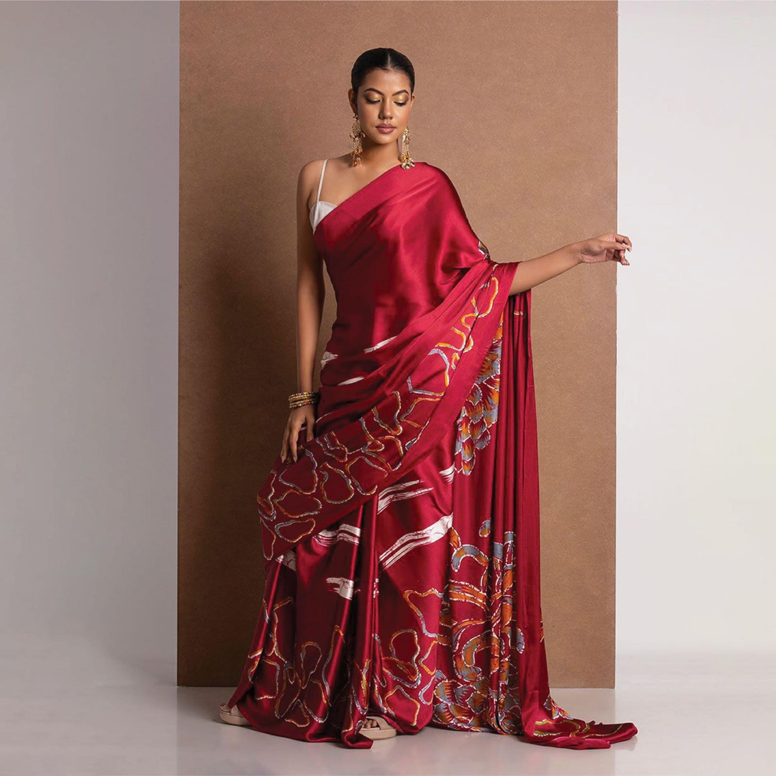 Digital print saree