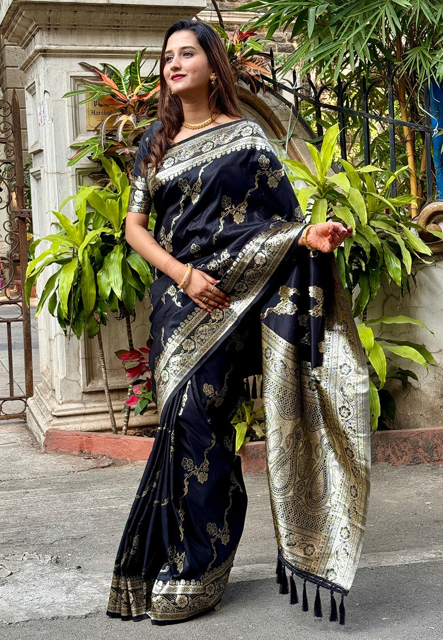 Premium Banarasi Soft Silk Sarees