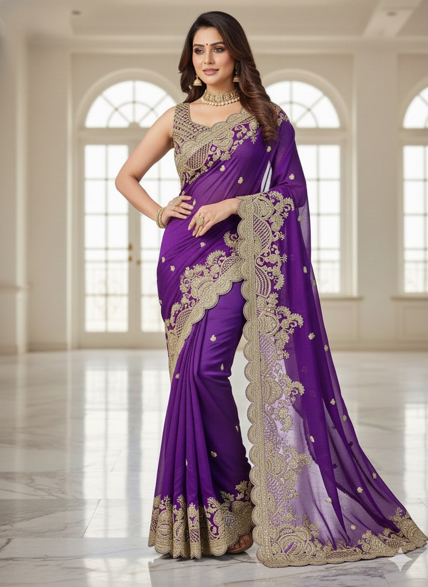 Heavy Soft Rangoli Silk Saree