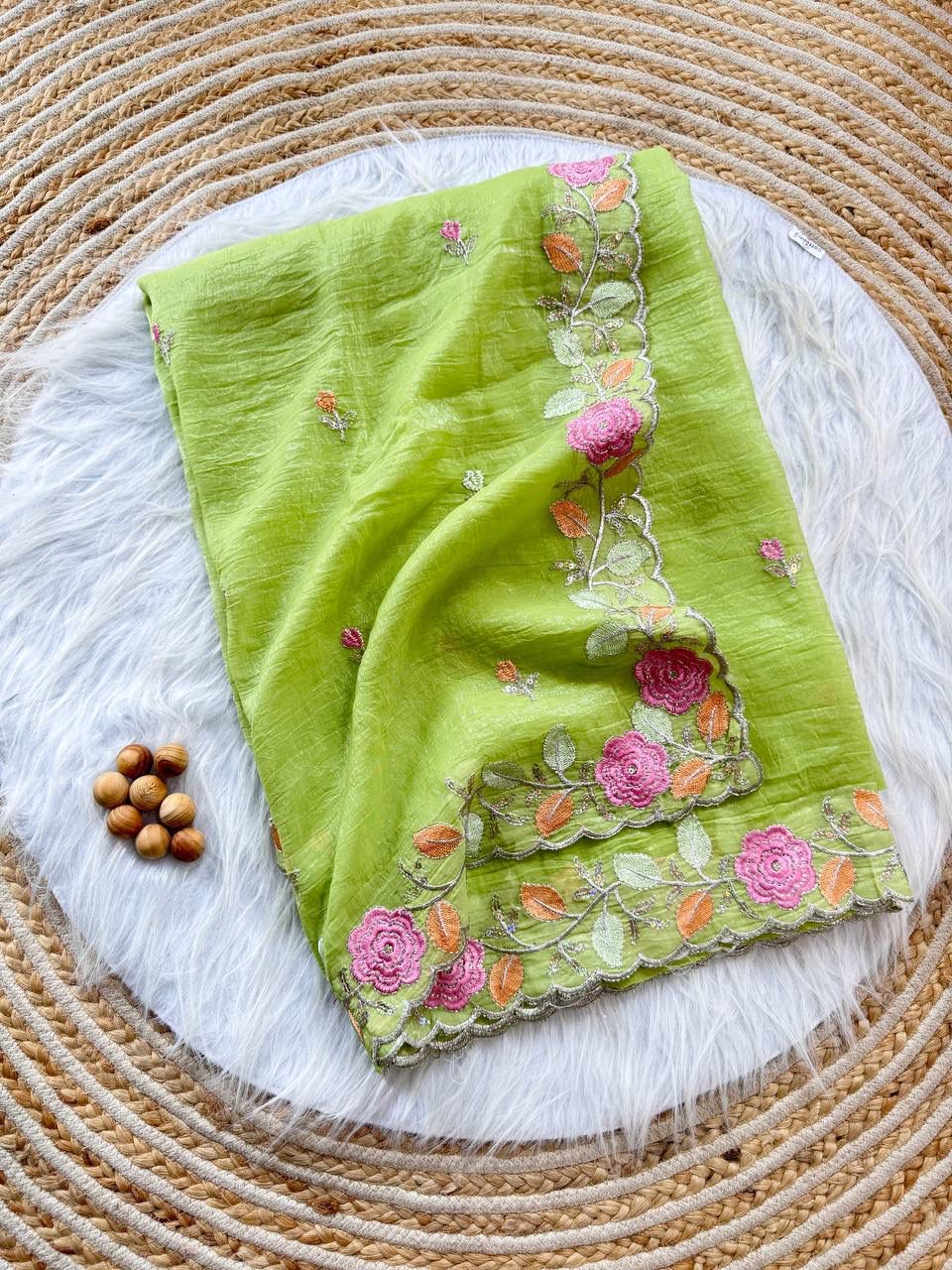 Cruncy Chiffon Sarees