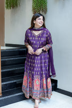 Elegant Anarkali Round Kurti set